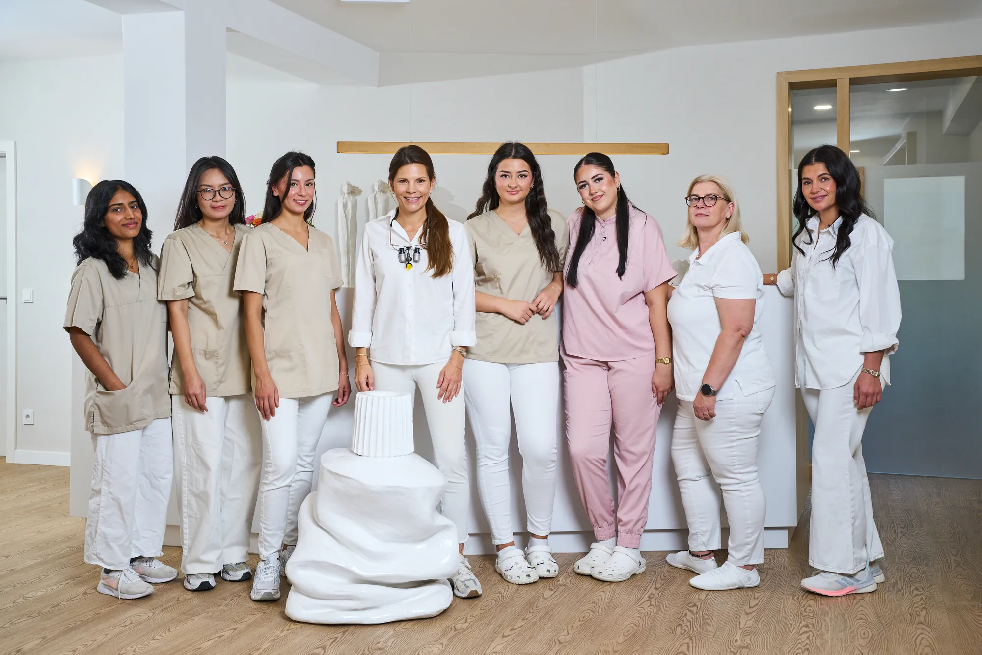 Gruppenbild des Praxisteams